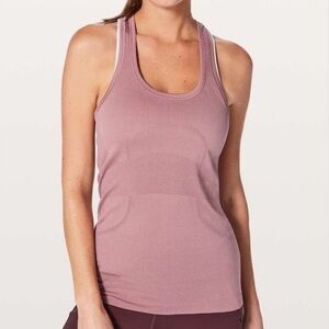 Lululemon Swiftly Tech Hip Length Racerback Tank in Quicksand Size 4